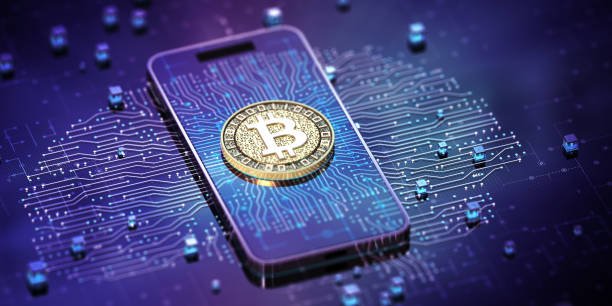 Bitcoin concept. 3D render