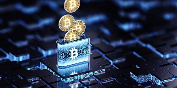 Cryptocurrency concepts. 3D render